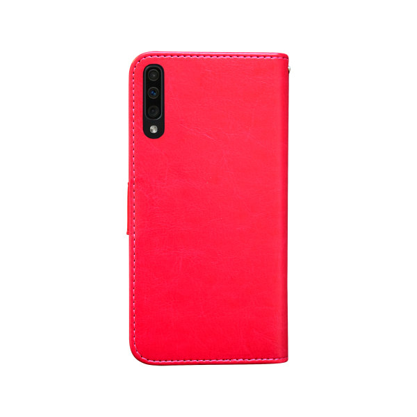 Samsung Galaxy A50 - PU Læderpung Etui Svart