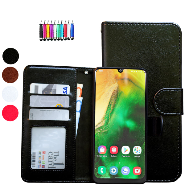 Samsung Galaxy A50 - PU Læder Pung Etui Rosa