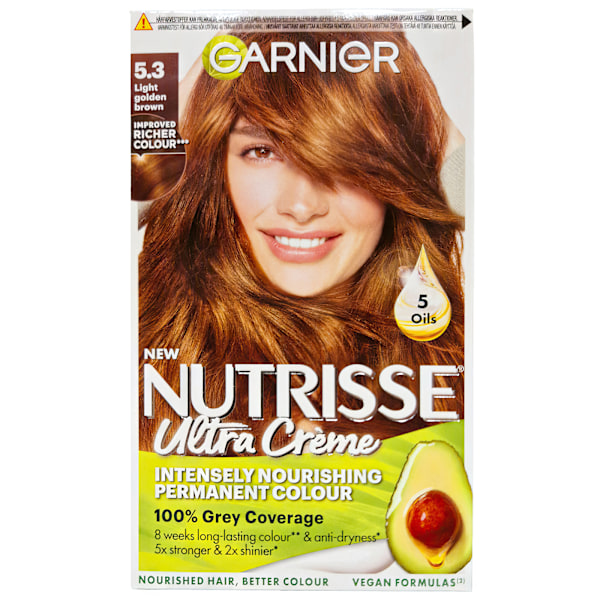 Garnier Nutrisse Ultra Crème Vaalean Kultainen Ruskea 5.3 Hiusten Väri