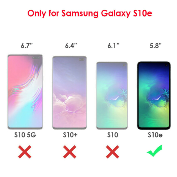 2 kpl Samsung Galaxy S10e - Karkaistu lasi näytönsuoja Pro