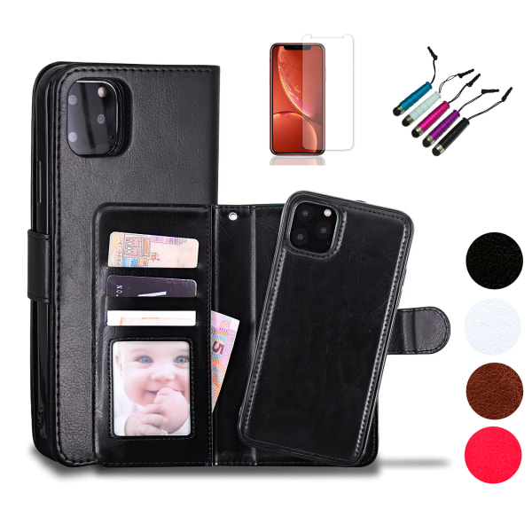 Allt-i-ett-lösning för plånboken till iPhone 11 Pro Max Svart