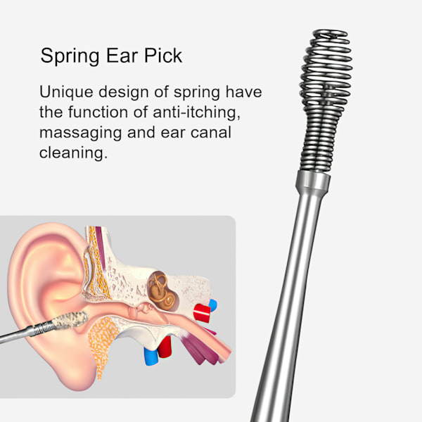 5st Vaxrengöring / Rengöringsset för Öronplockning