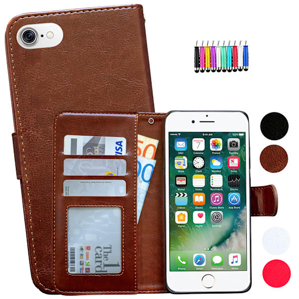 Skydda din iPhone 7/8/SE - Fodral & Touchpenna! Vit