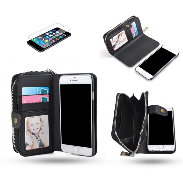 iPhone 6/6S - Lompakon case ja suoja Rosa