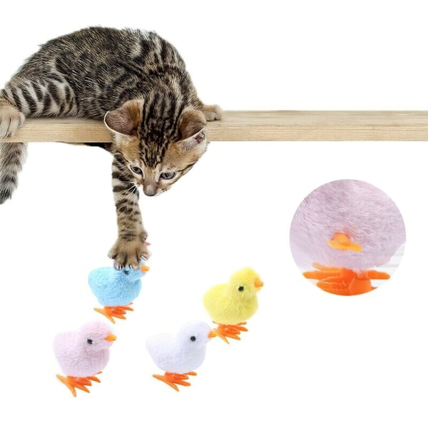 Sjovt kyllinge-kattelegetøj til katte
