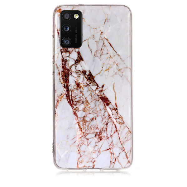 Samsung Galaxy A41 - case marmori Vit