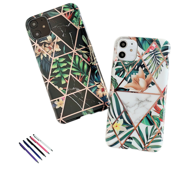 iPhone 11 - Geometrinen case Svart