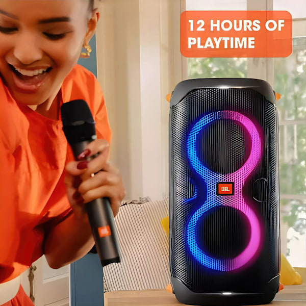 JBL PartyBox 110 - Tehokas Bluetooth-Kaiutin Valaistuilla Pitkä