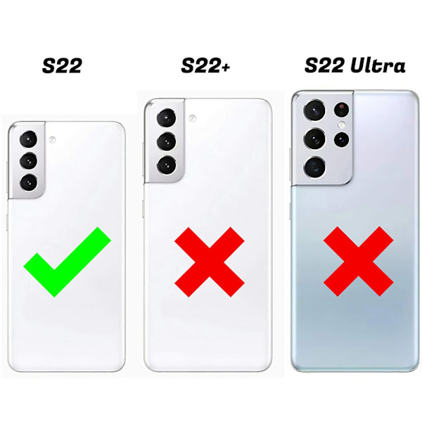 Uppgradera till Samsung Galaxy S22 5G - Läderfodral! Svart