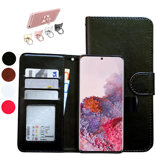 Beskyt din S20 med læder - Samsung Galaxy S20 Etui Rosa
