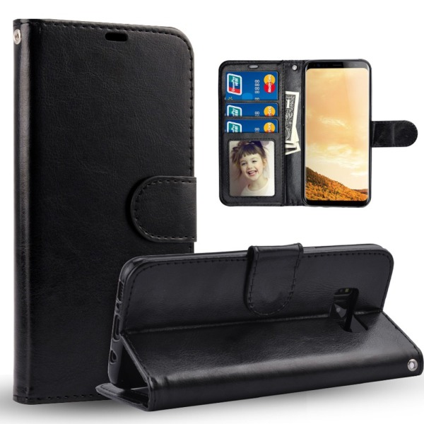 Samsung Galaxy Note 8 - Läderfodral / Plånbok Vit