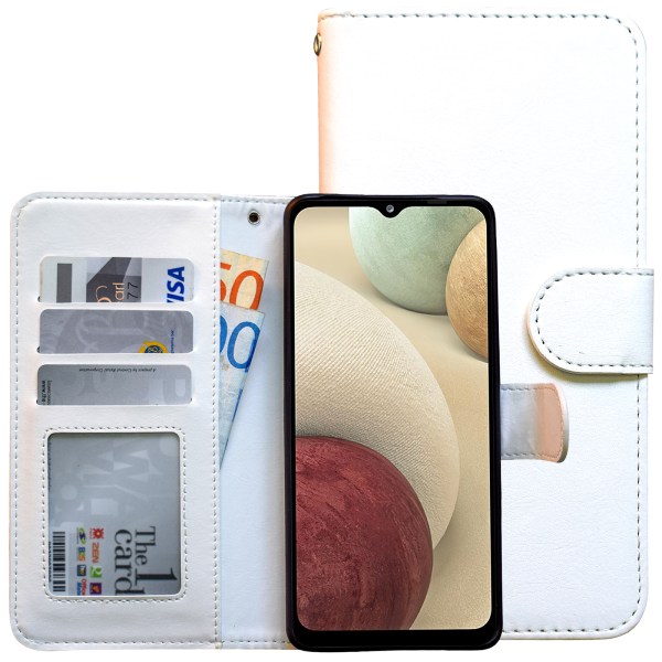 Samsung Galaxy A12 / A12 5G - PU-nahkainen case Brun