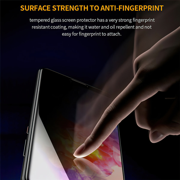 Huawei P20 Pro - Integritet Härdat Glas Sekretessskärmskydd