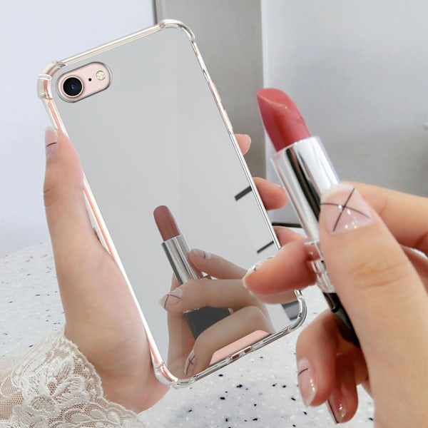 Skydda din iPhone 7/8/SE - Skal, Skydd & Spegel! Silver