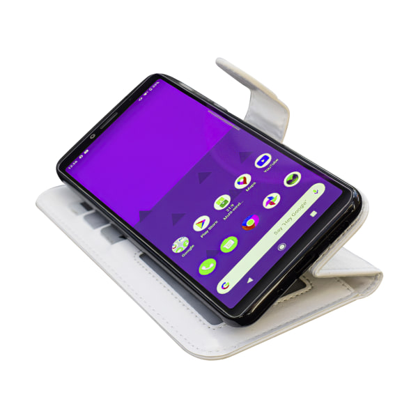 Sony Xperia 10 II - PU Læder Pung Etui Vit