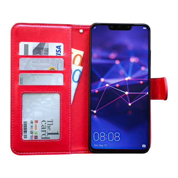 Huawei Mate 20 Lite - PU-nahkainen case Vit