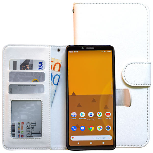 Sony Xperia 10 II - PU Læder Pung Etui Rosa