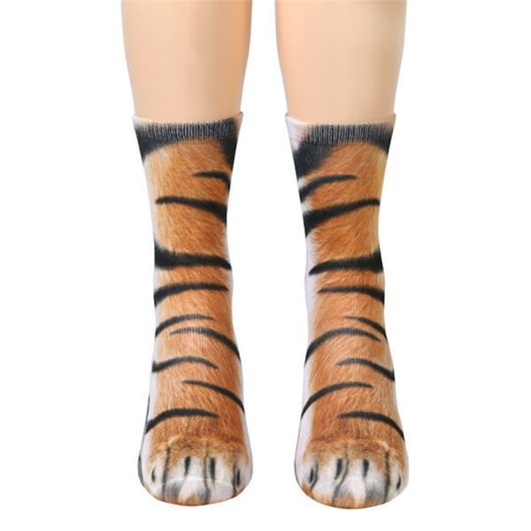 Djur Sockar - Kvinnor Vuxna Unisex - Tiger