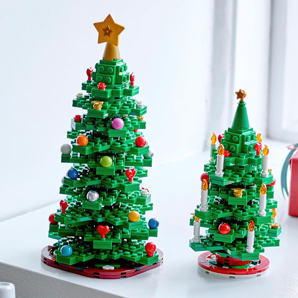 Kreativ LEGO Julgran Byggset för Barn – Bygg, Lek & Dekorera i Jul!