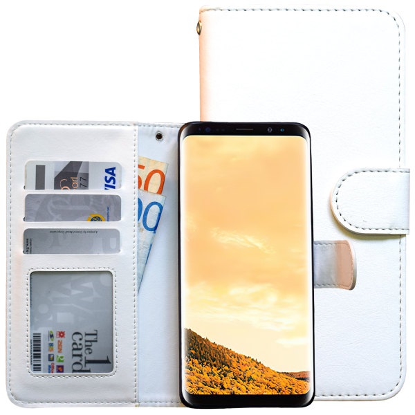 Samsung Galaxy S8 Plus - case / lompakko Vit