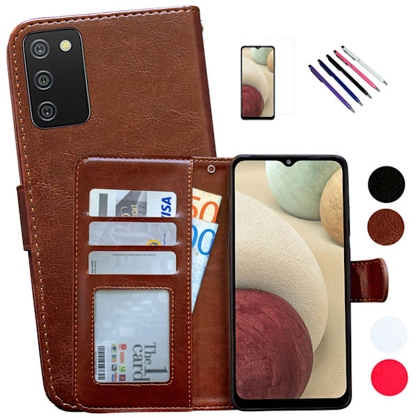 Samsung Galaxy A02s - PU Læder Pung Etui Rosa