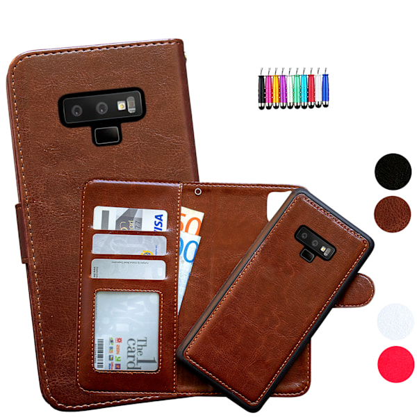 Samsung Galaxy Note9 - PU Læder Pung Etui Svart