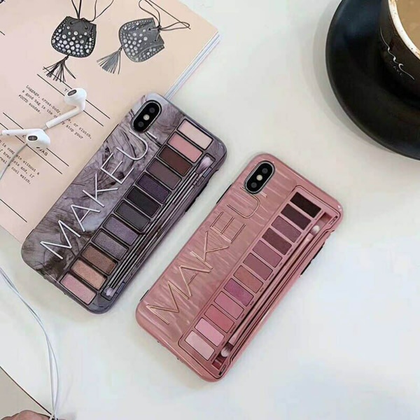 iPhone X/Xs - Beskyttelse af sager MakeUp Rosa