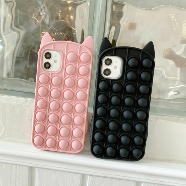 iPhone 12 - Cover Protection Pop It Fidget Svart