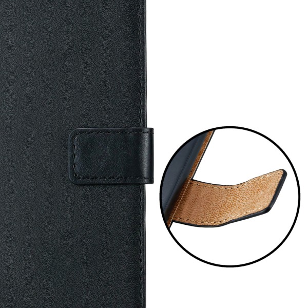Samsung Galaxy S7 Edge - Läderfodral/Skydd Svart