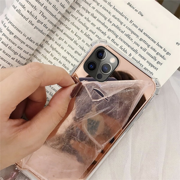 iPhone 12 Pro - Case suoja + rengas Rosa
