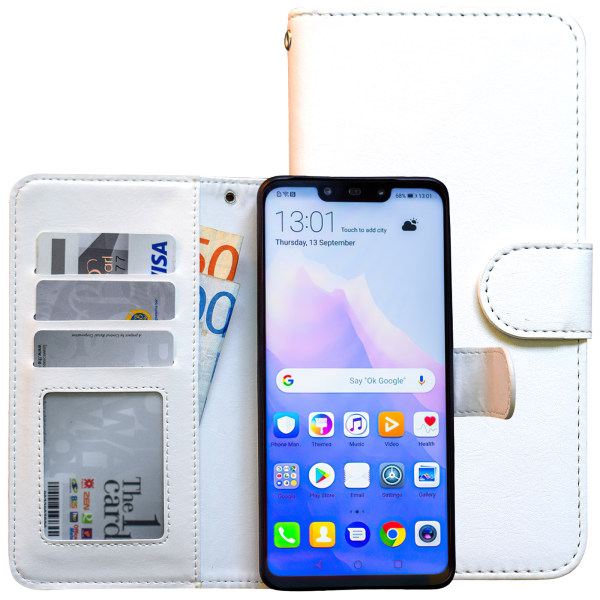 Huawei Mate 20 Lite - PU-nahkainen case Svart