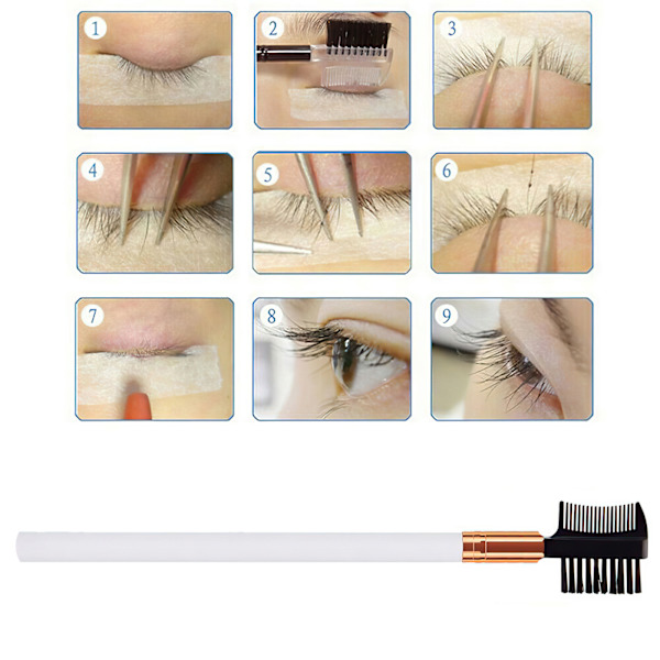 Ögonbrynskam Ögonbrynsborste - Eyebrow Eyelash Comb