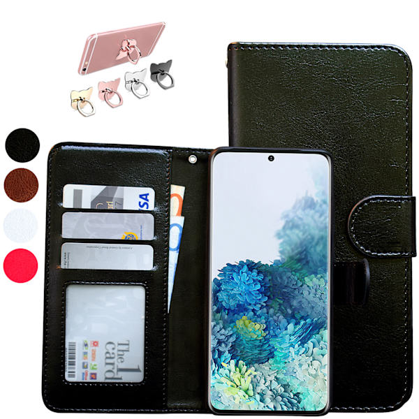 Samsung Galaxy S20 FE - PU Læder Pung Etui Brun