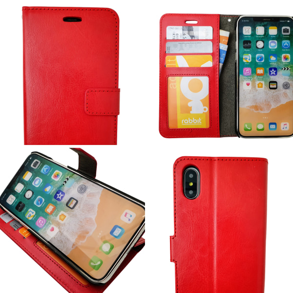 Beskyt din iPhone X/Xs - Pung Etui Brun