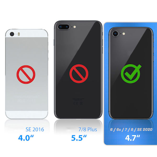iPhone 7/8/SE (2020 & 2022) - Kimalteleva glitter 3D Bling -puhelinkotelo
