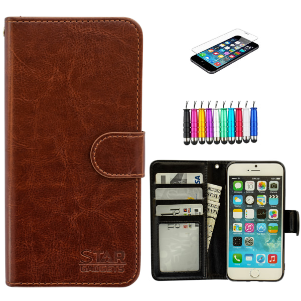 iPhone 7/8/SE (2020 & 2022) - PU Leather Wallet Case