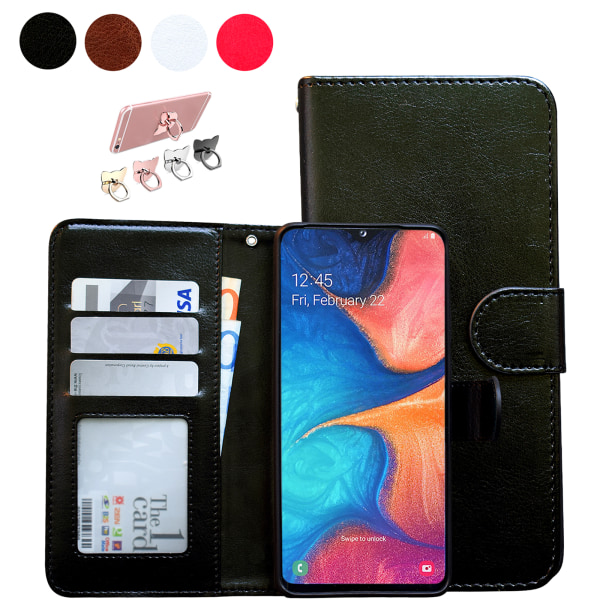 Samsung Galaxy A20e - PU Leather Wallet Case