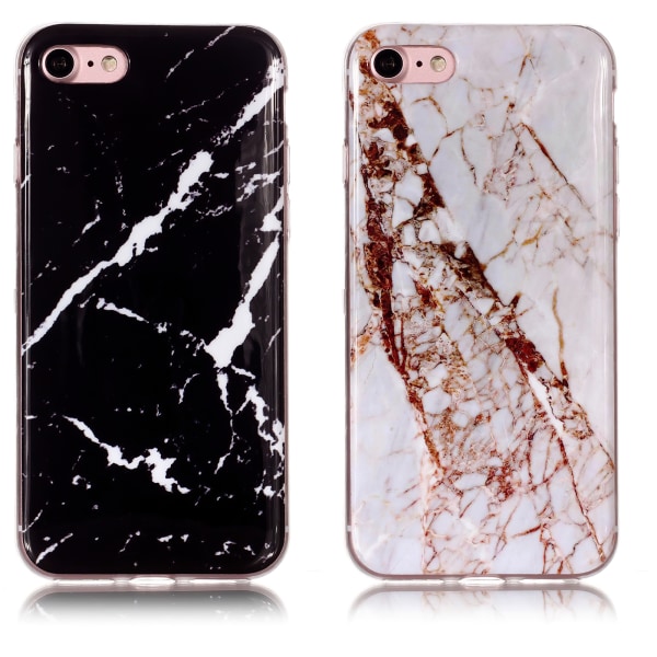 Skydda din iPhone 7/8/SE med marmorskal Svart