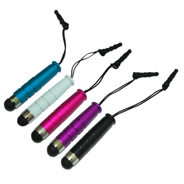 iPhone X/Xs - Lædertaske/pung + Touch Pen Rosa