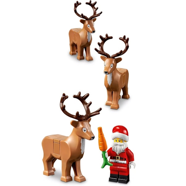 LEGO Tomtens Släde - Luovuuden Jouluyllätys 9+! Minifiguuri ja Renit!
