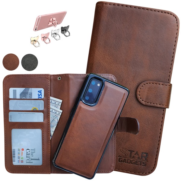 Samsung Galaxy S20 Pung Etui Ultra Slim Brun