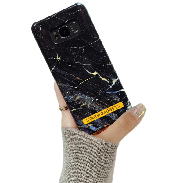 Samsung Galaxy S8 - Cover / Beskyttelse / Marmor Vit