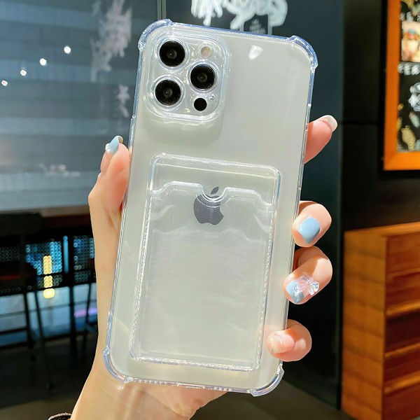 iPhone 14 Pro - case suojaus läpinäkyvä Rosa
