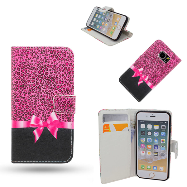 Köp iPhone 5/5s/SE2016 - Fodral / Plånbok Läder - Rosett | Fyndiq
