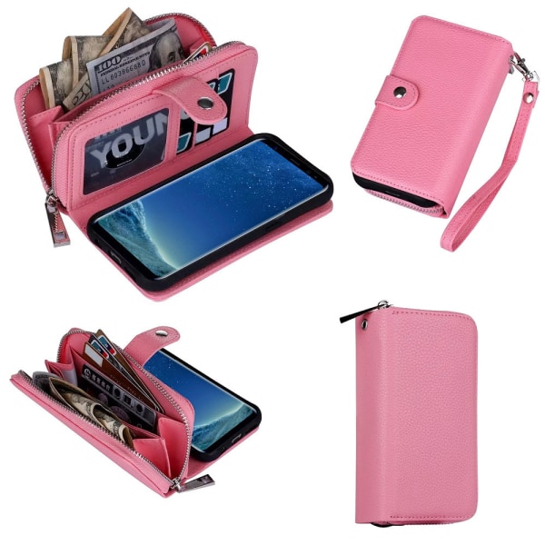 Opgrader din Galaxy S9 Plus - Læderetui & Magnetisk Etui Rosa
