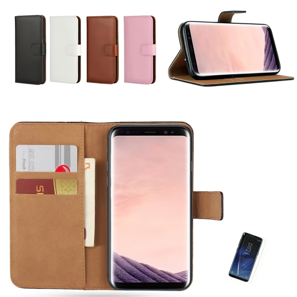 Fodralet för din Samsung Galaxy S8 - En smart plånbok! Rosa