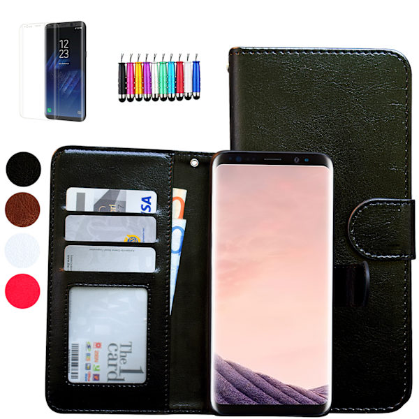 Samsung Galaxy S9 - Pung Etui + Skærmbeskyttelse og Touch Rosa
