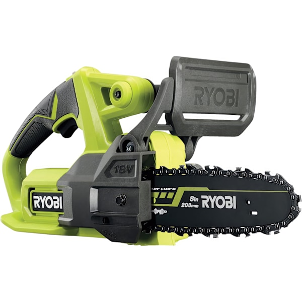 RYOBI 18V ONE+ -akkukäyttöinen ketjusaha, 20 cm:n teränpituus karsimiseen