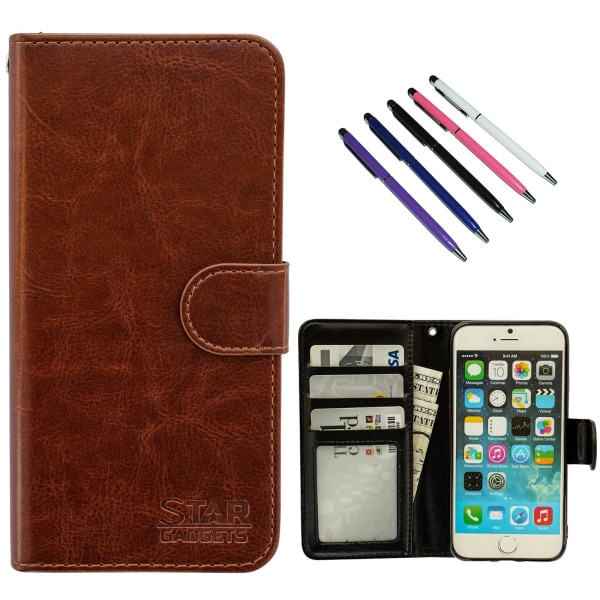 løfte Lederen overse Komfort og beskyttelse iPhone 7/8/SE - Lædertaske! Brun 56c8 | Brun | Fyndiq