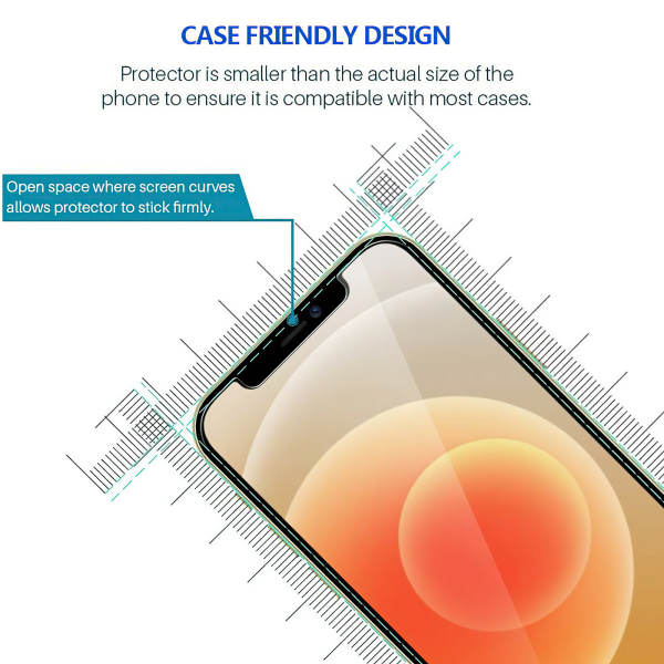 iPhone 13 Pro Max - Privacy hærdet glas skærmbeskytter